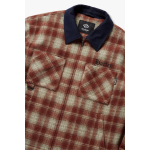 [컬렉션스] 남성 체크 플란넬 퀼팅 캐주얼재킷 RED