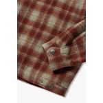 [컬렉션스] 남성 체크 플란넬 퀼팅 캐주얼재킷 RED