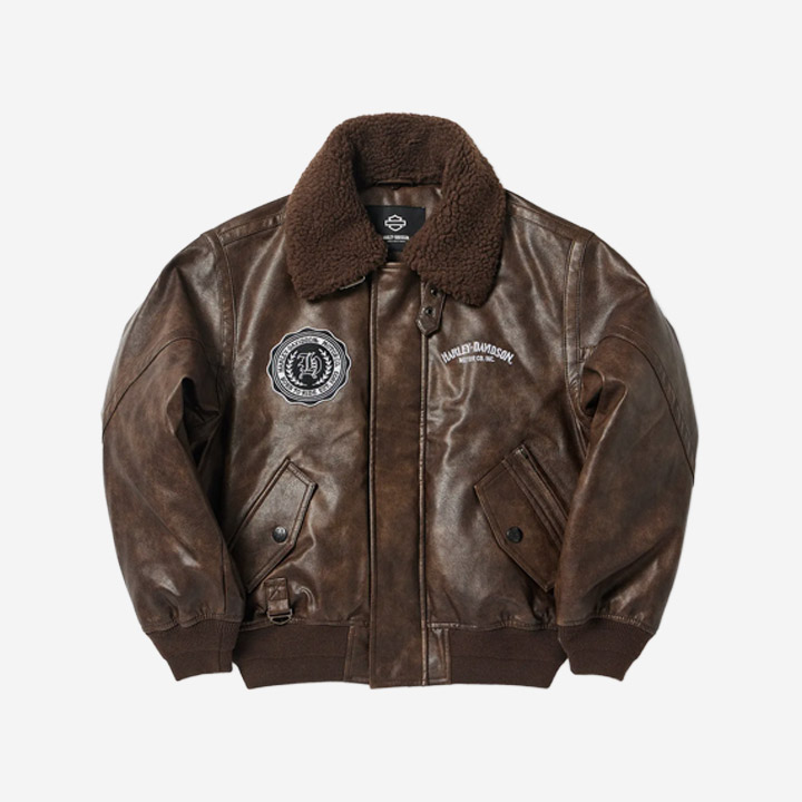 [컬렉션스] 남성 니프티 신세틱레더 항공점퍼