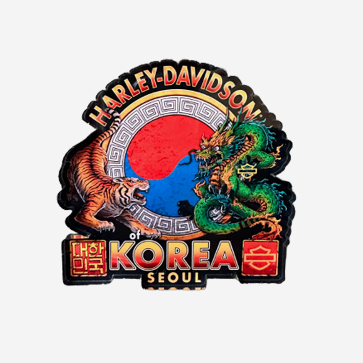 🔵H-D DRAGON & TIGER MAGNET