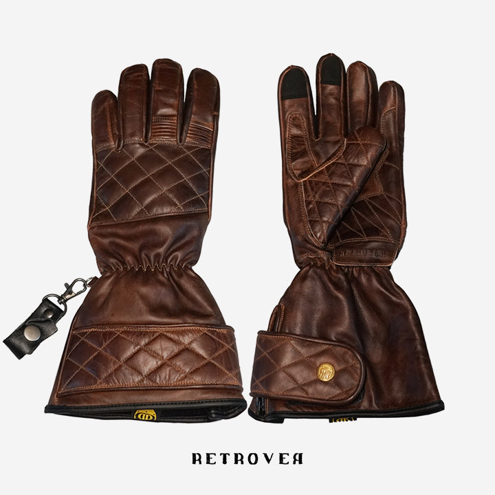 [RETROVER] 윈터 글러브 롱타입 브라운