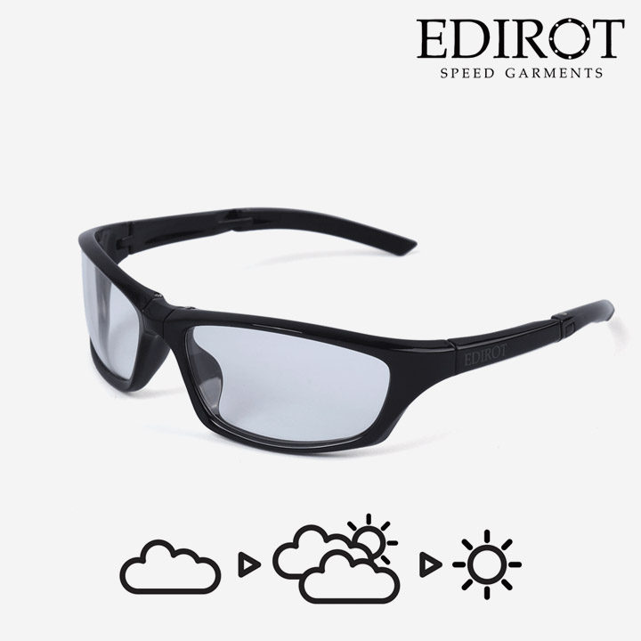 [에딜롯] 변색 폴딩 블랙/클리어