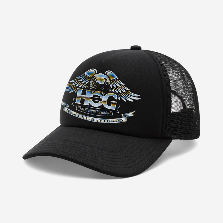 [LIMITED] 남성 일렉트릭 이글 HOG&reg; 트러커 모자