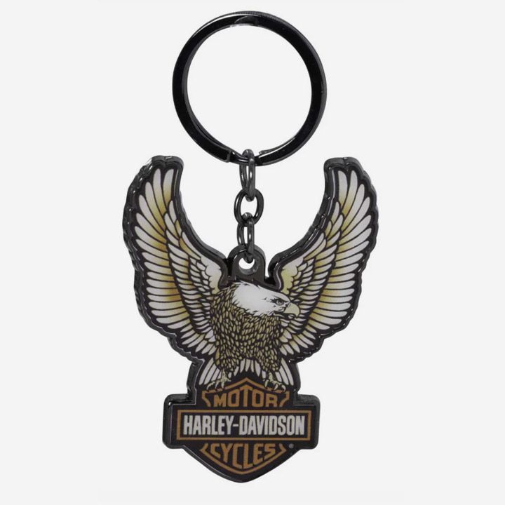 H-D 이글 바앤실드 로고 열쇠고리