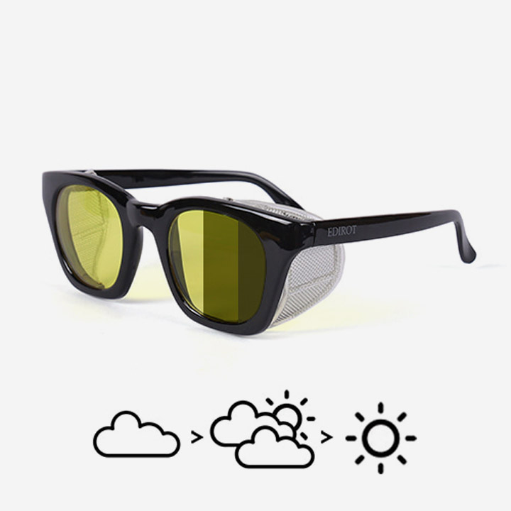 [에딜롯] 001 변색 고글 WIDE BLACK/YELLOW