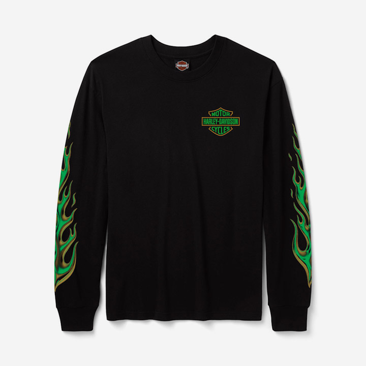 [LIMITED] 남성 H-D 스컬리 맥기 긴팔 티셔츠