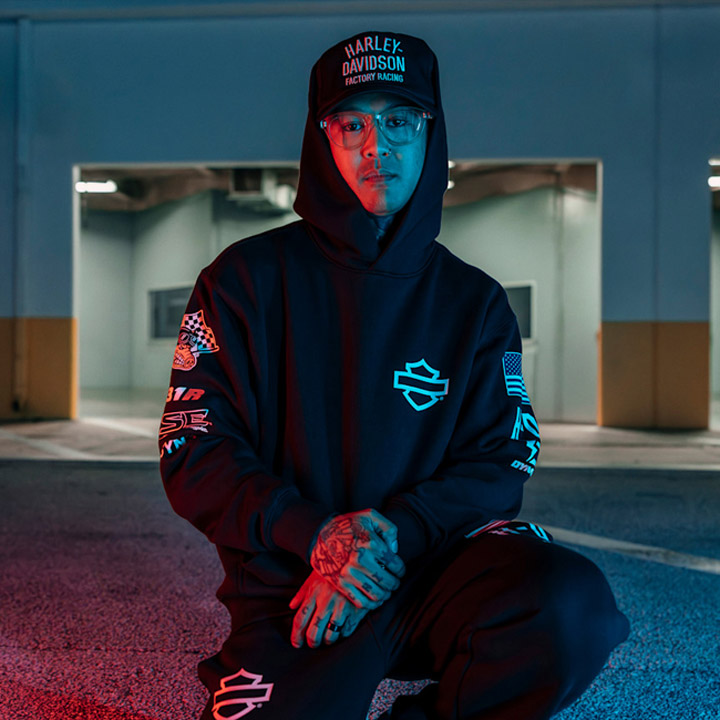 [LIMITED] 남성 팩토리 레이싱 팬웨어 후드 티셔츠