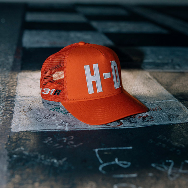 [LIMITED] 팩토리 레이싱 팬웨어 트러커 모자 ORANGE