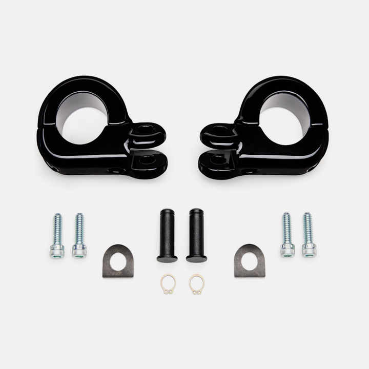 엔진 가드 하이웨이 페그 마운트 - 블랙