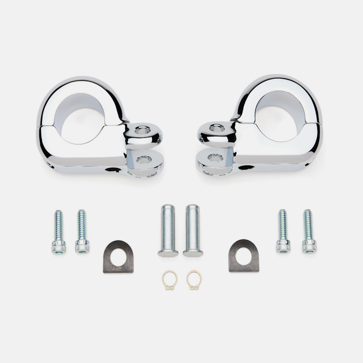 엔진 가드 하이웨이 페그 마운트 - 크롬