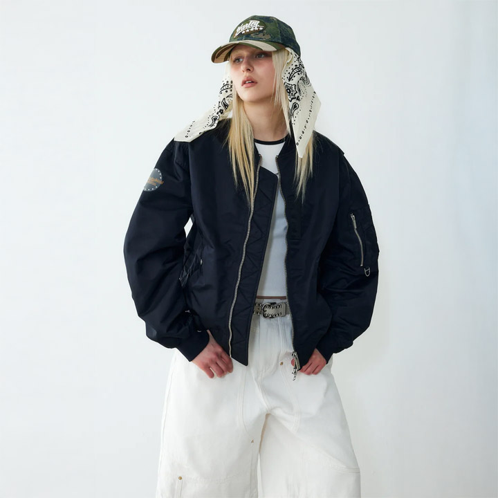 [컬렉션스] 할리 오리지널 MA-1 캐주얼재킷 NAVY