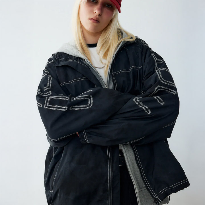 [컬렉션스] 마블 모터사이클 스포츠 캐주얼재킷 BLACK