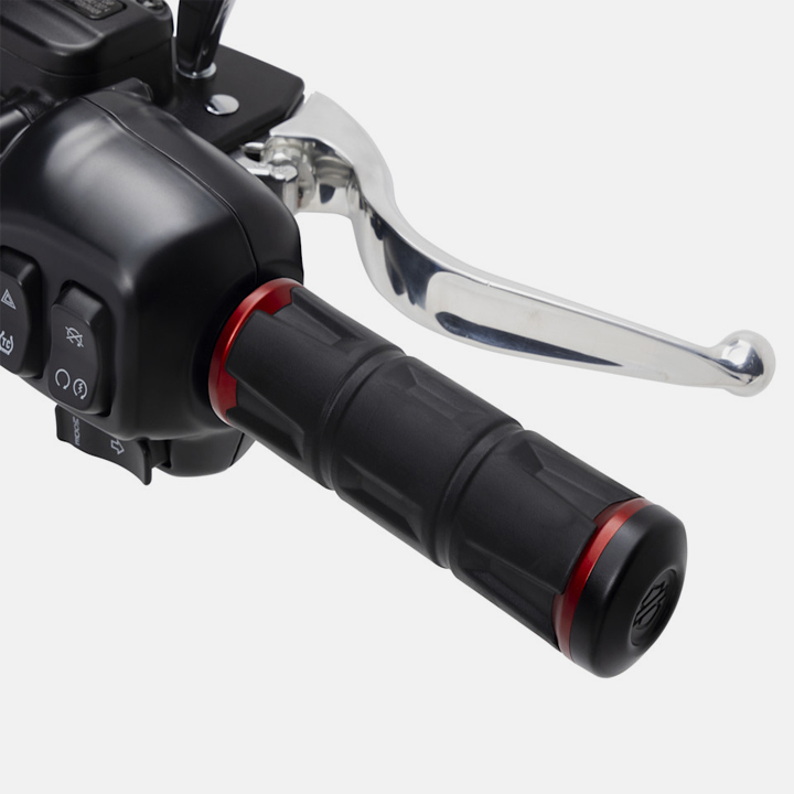 레드라인 컬렉션 핸드 그립 - 레드 (올 뉴 투어링&25년 이후 소프테일)