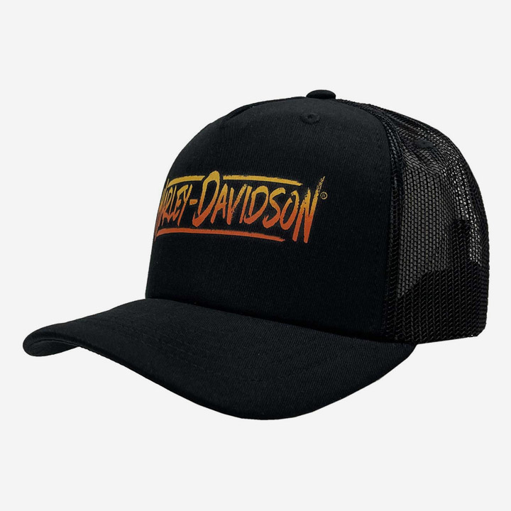 남성 코리아 스트레치 스냅백 메쉬 트러커 모자