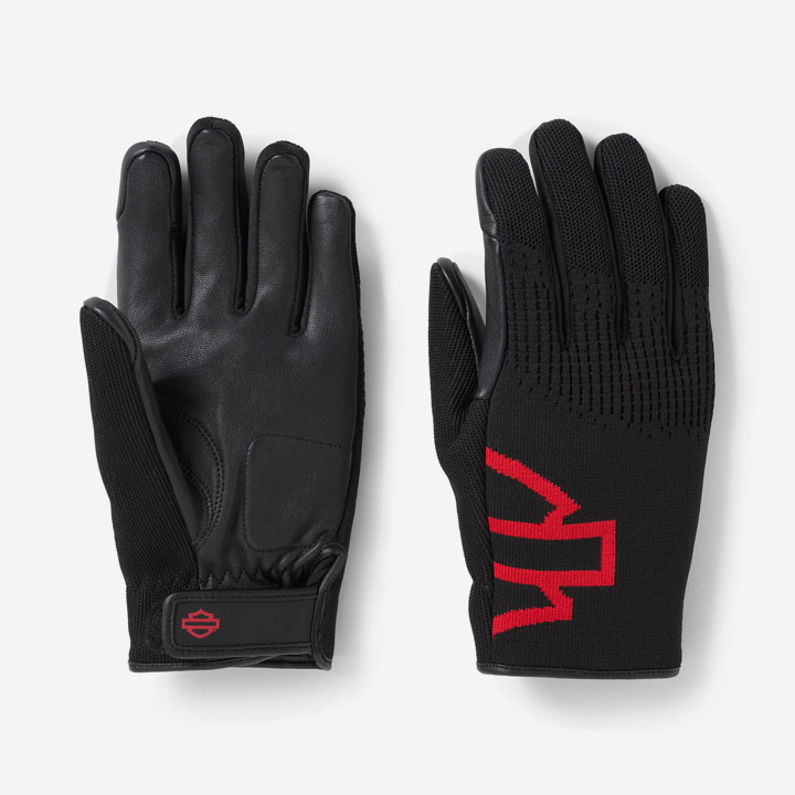 남성 H-D 다이나 니트 라이딩 장갑