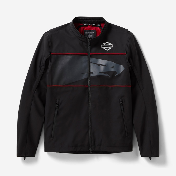 남성 스크리밍 이글 소프트쉘 라이딩 자켓