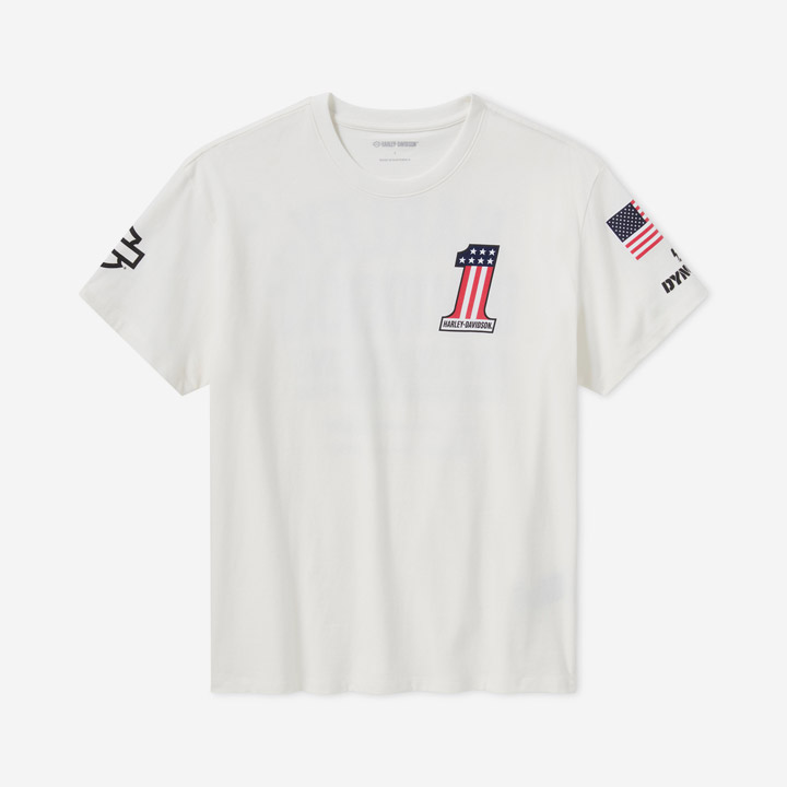 [LIMITED] 남성 팩토리 레이싱 챔피언십 티셔츠 WHITE