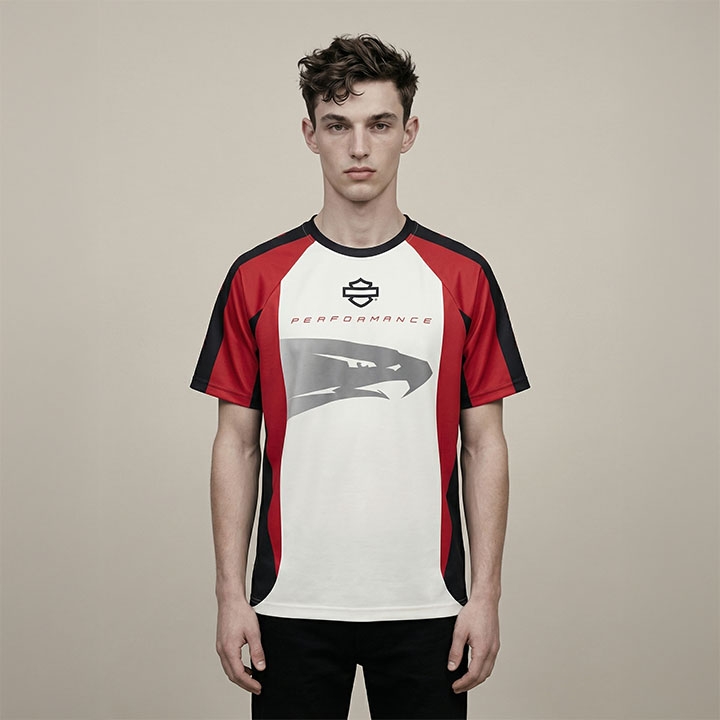 남성 스크리밍 이글 반팔 레이스 저지