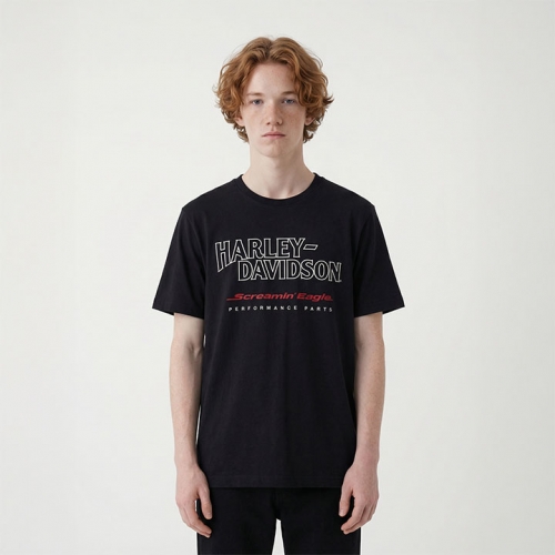 남성 스크리밍 이글 그래픽 반팔 티셔츠