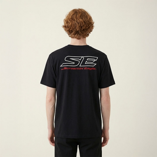 남성 스크리밍 이글 그래픽 반팔 티셔츠