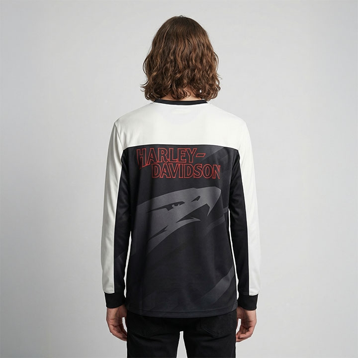 남성 스크리밍 이글 레이스 저지 긴팔티셔츠
