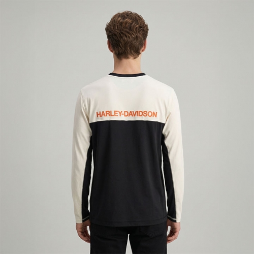 남성 H-D 테크 벤티드 긴팔 티셔츠