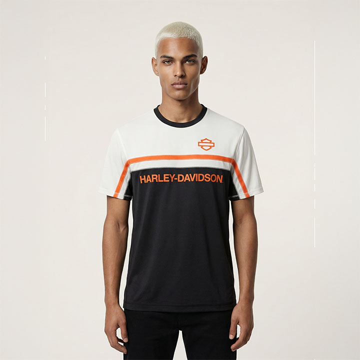 남성 H-D 테크 벤티드 반팔 티셔츠