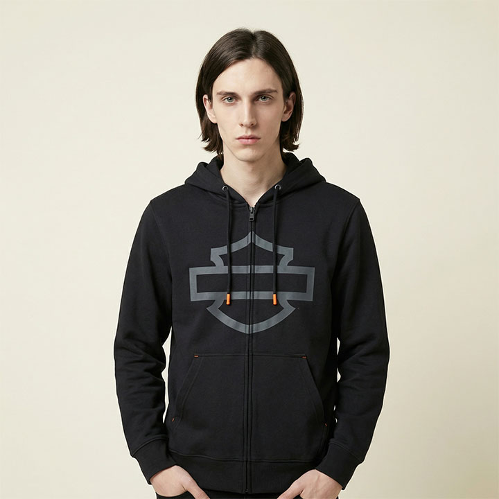 남성 테크 마스크 후드 집업