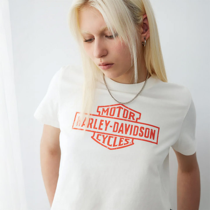 [컬렉션스] 여성 바앤실드 티셔츠 IVORY