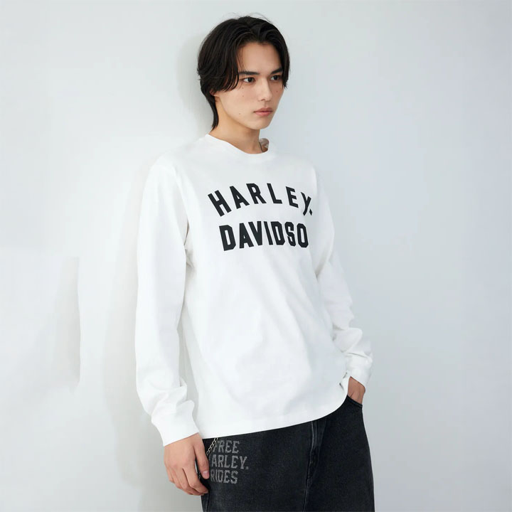 [컬렉션스] 플랫 트랙 긴팔 티셔츠 WHITE