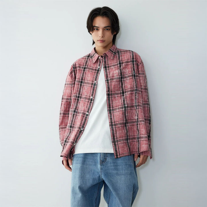 [컬렉션스] 플랫트랙 빈티지 셔츠 PINK