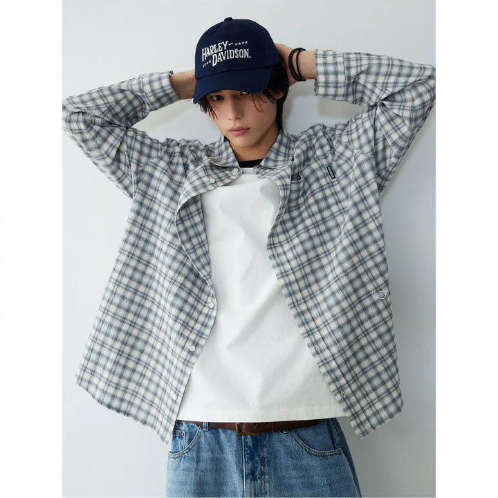 [컬렉션스] 플랫트랙 빈티지 셔츠 BLUE