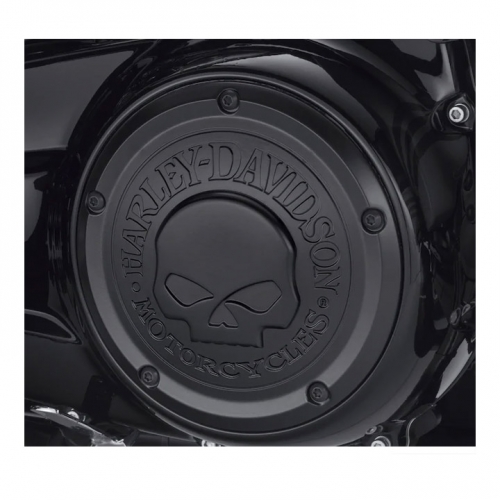 윌리G 스컬 컬렉션 더비 커버 - 블랙 (투어링&트라이크)