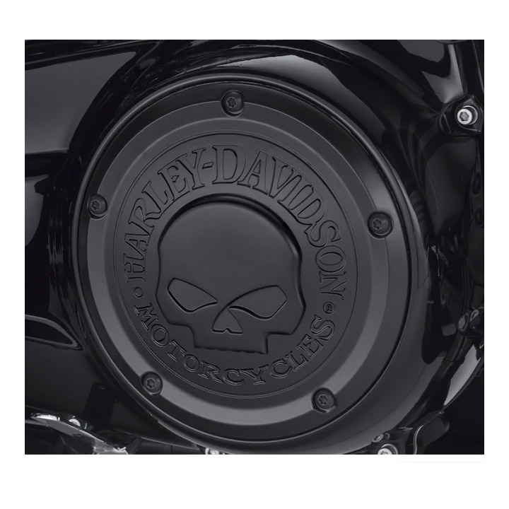 윌리G 스컬 컬렉션 더비 커버 - 블랙 (투어링&트라이크)