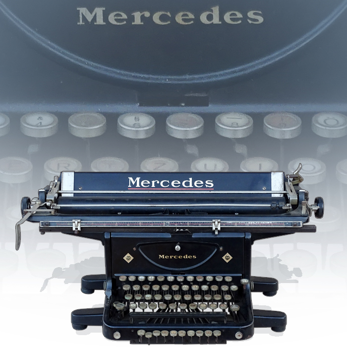 메르세데스(Mercedes) 엔틱 타자기 (17149)