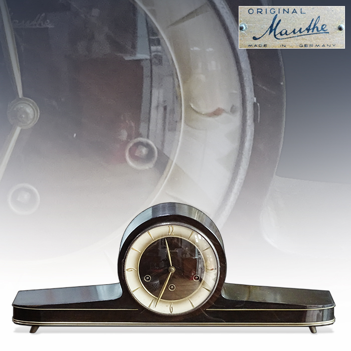 앤틱 마우테(mauthe) 기계식 탁상용 괘종 시계
