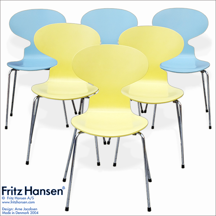 프리츠 한센(Fritz Hansen) 아르네 야콥센 체어 세트