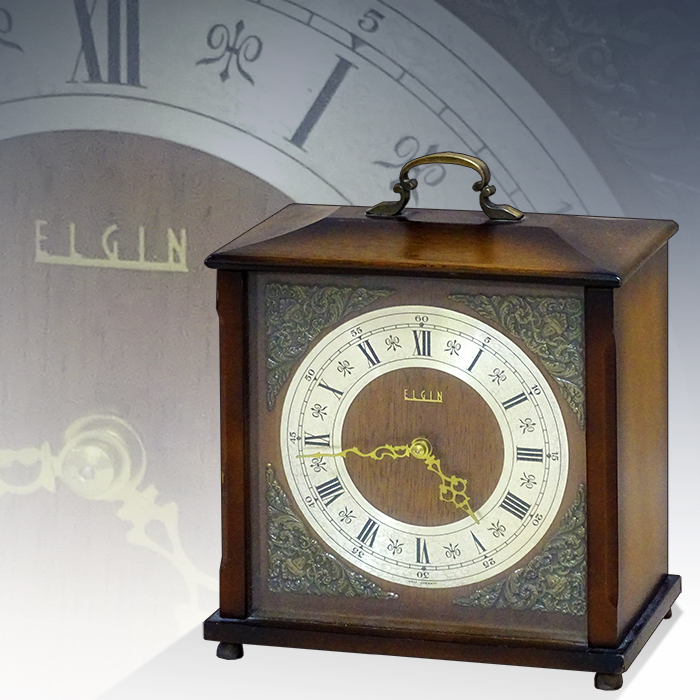 앤틱 엘진(ELGIN)기계식 탁상 시계