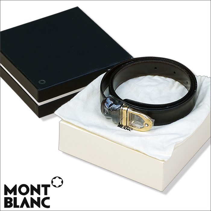 몽블랑(Montblanc) 가죽 남성 벨트(미사용)