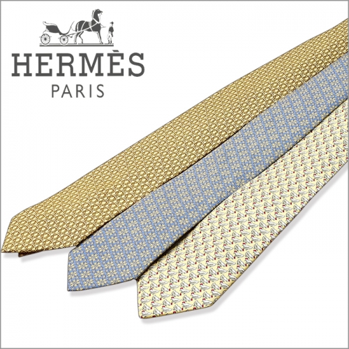 에르메스(hermes) 실크 넥타이 세트