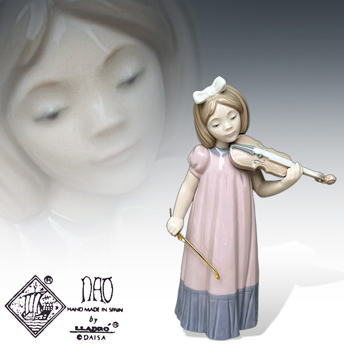 스페인 야드로 나오 인형-바이올린 소녀
