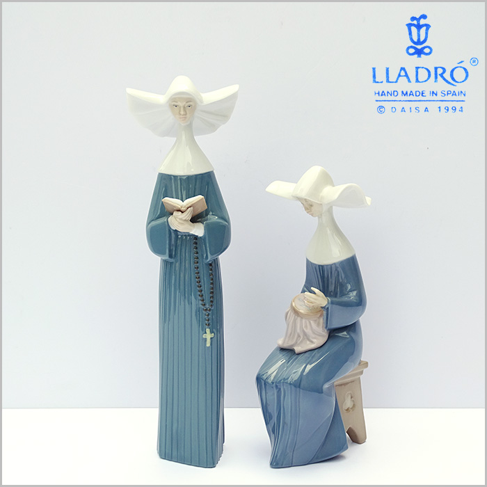 스페인 야드로 인형-기도하는+바느질하는 수녀님