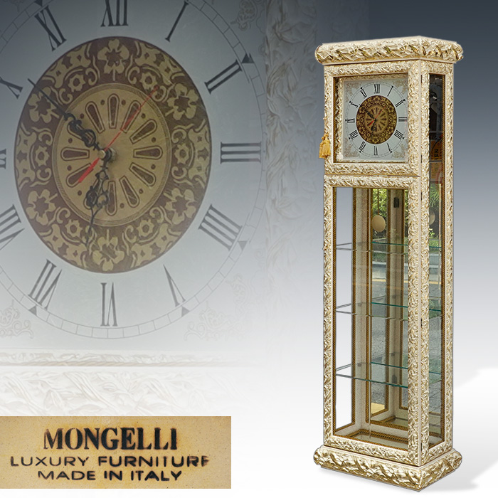 이태리산 몽겔리(MONGELLI)화이트금장 시계 장식장