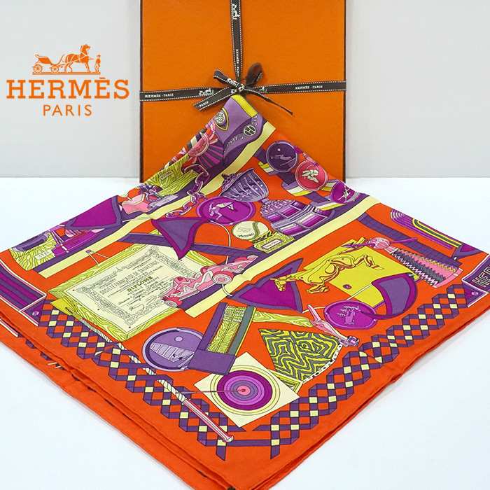 hermes 에르메스 실크 스카프(보관만)