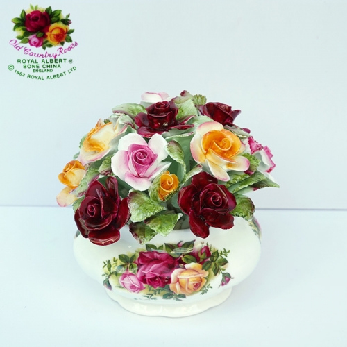영국산 로얄알버트 올드컨트리로즈 도자기꽃(12cm)