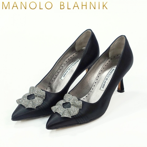 manolo blahnlk 마놀로 블라닉 블랙 펌프스(230mm)