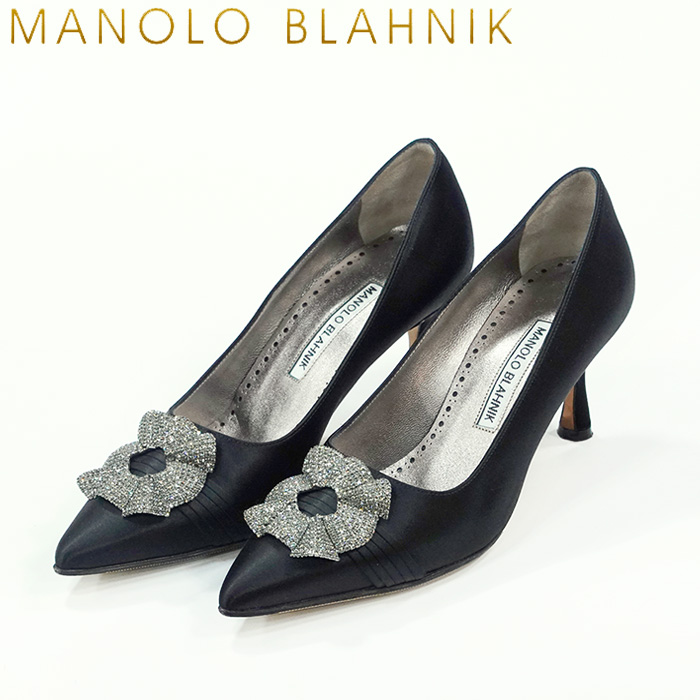 manolo blahnlk 마놀로 블라닉 블랙 펌프스(230mm)