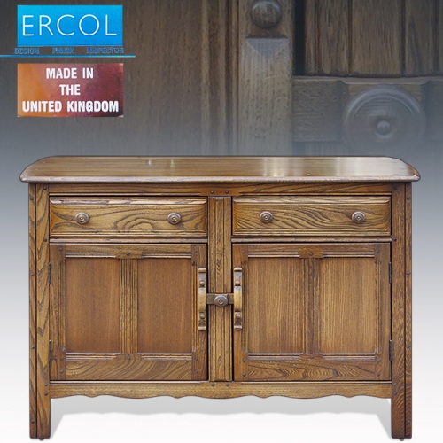 영국 엔틱 ERCOL 에꼴가구 사이드보드장(123cm)