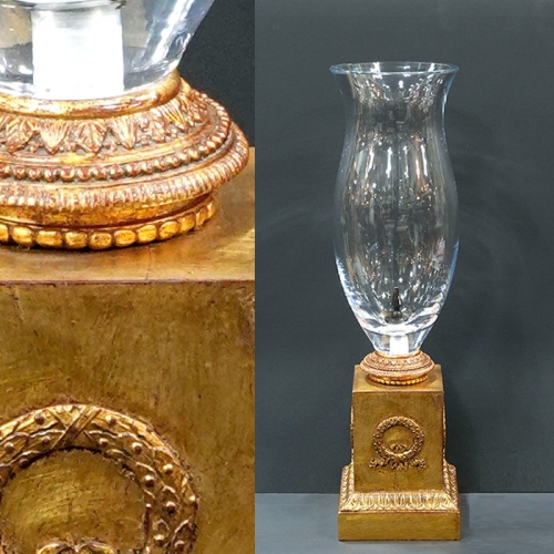 스페인산 금장 크리스탈 대형화병 & 촛대(53cm)