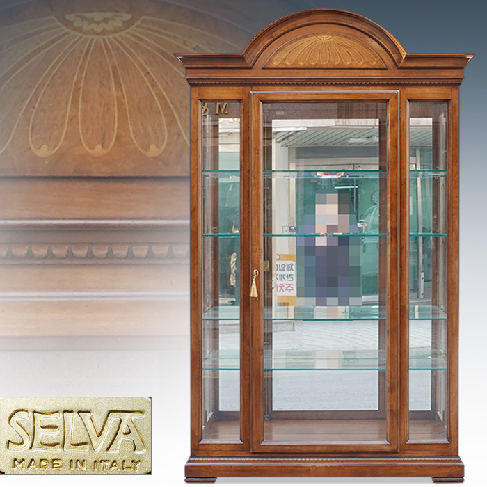 이태리 엔틱 SELVA 셀바 대형 장식장(조명등)